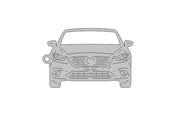 Car Keychain for Mazda 6 III 2015-2017 (type FRONT) Keychains opdesign