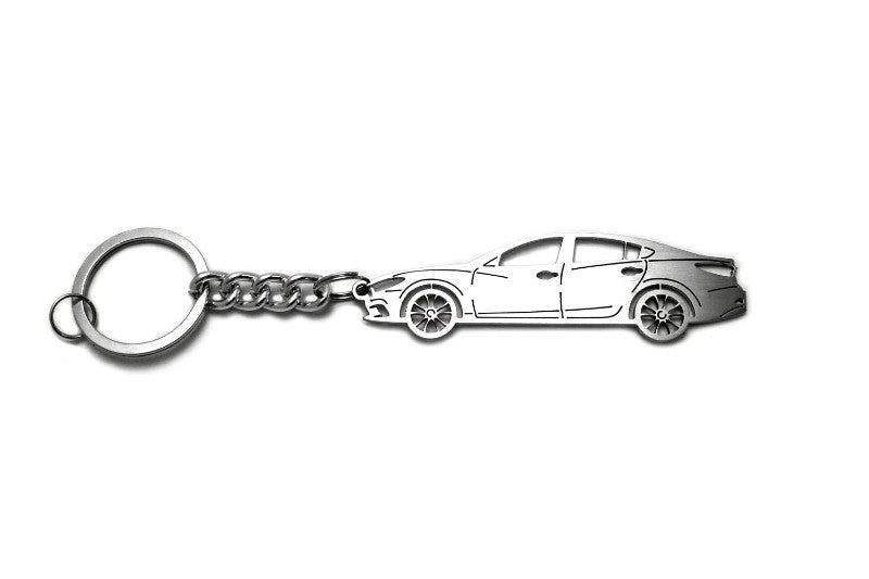 Car Keychain for Mazda 6 III (type STEEL) - decoinfabric