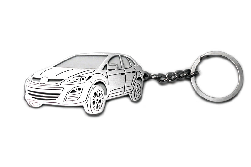 Car Keychain for Mazda CX-7 (type 3D) - decoinfabric