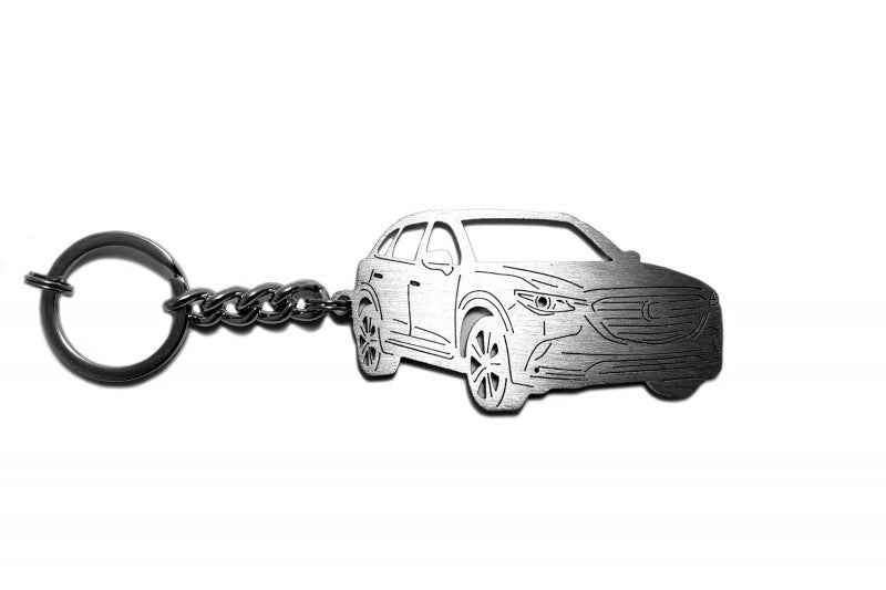Car Keychain for Mazda CX-9 II (type 3D) - decoinfabric