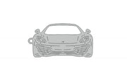 Car Keychain for McLaren 12C (type FRONT) Keychains opdesign