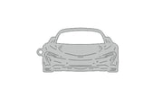 Car Keychain for McLaren Speedtail (type FRONT) Keychains opdesign