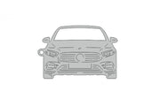 Car Keychain for Mercedes A-Class W177 (type FRONT) Keychains opdesign