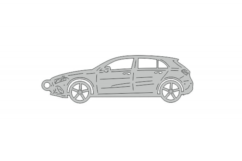 Car Keychain for Mercedes A-Class W177 (type STEEL) Keychains opdesign