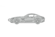 Car Keychain for Mercedes AMG GT (type STEEL) Keychains opdesign