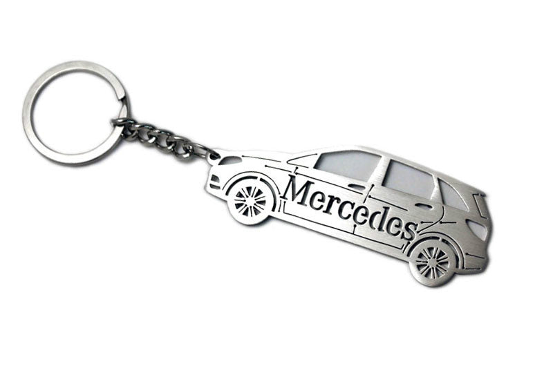 Car Keychain for Mercedes B-Class W245 (type STEEL) - decoinfabric