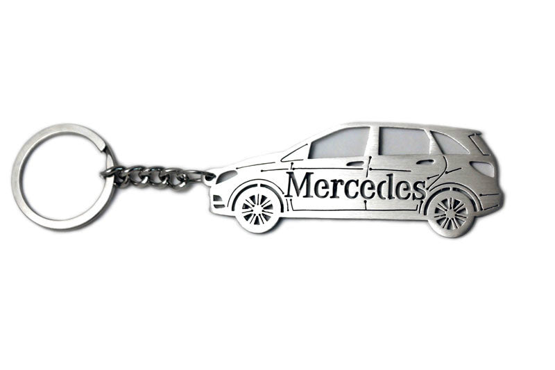 Car Keychain for Mercedes B-Class W246 (type STEEL) - decoinfabric