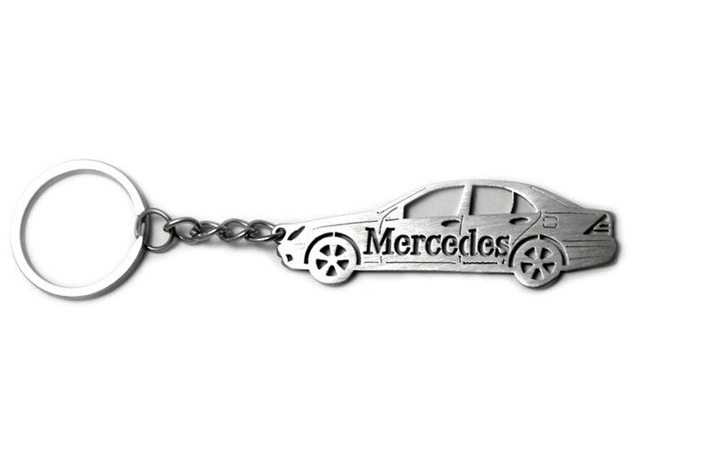 Car Keychain for Mercedes C-Class W203 (type STEEL) - decoinfabric