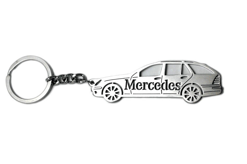 Car Keychain for Mercedes C-Class W203 Universal (type STEEL) - decoinfabric