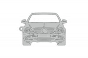 Car Keychain for Mercedes C-Class W204 (type FRONT) Keychains opdesign