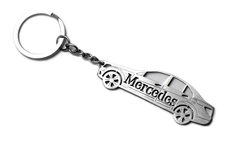 Car Keychain for Mercedes C-Class W204 (type STEEL) - decoinfabric