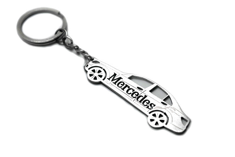 Car Keychain for Mercedes C-Class W204 (type STEEL) - decoinfabric