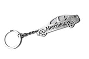 Car Keychain for Mercedes C-Class W204 (type STEEL) Keychains opdesign