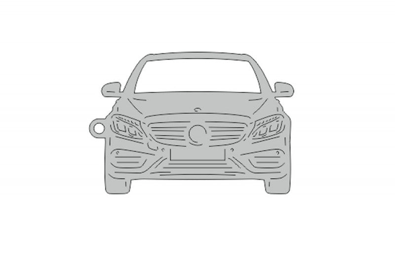 Car Keychain for Mercedes C-Class W205 (type FRONT) Keychains opdesign