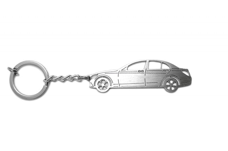Car Keychain for Mercedes C-Class W205 (type STEEL) - decoinfabric