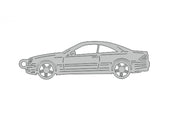 Car Keychain for Mercedes CL-Class C215 (type STEEL) Keychains opdesign