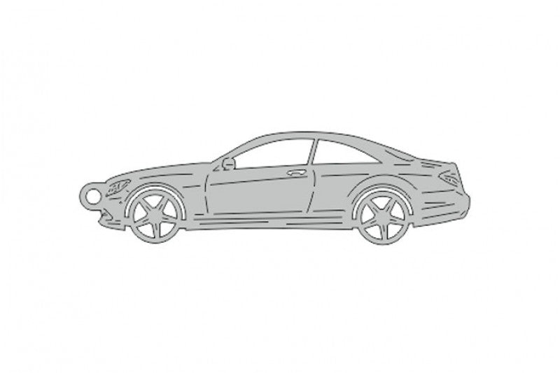 Car Keychain for Mercedes CL-Class C216 (type STEEL) Keychains opdesign