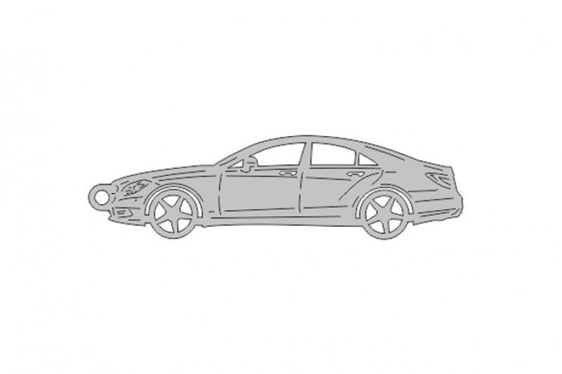 Car Keychain for Mercedes CLA-Class II (C218) (type STEEL) Keychains opdesign