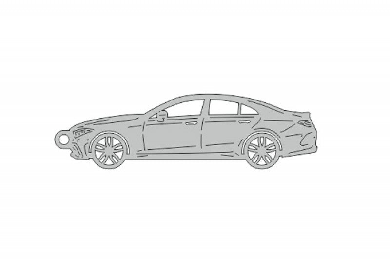 Car Keychain for Mercedes CLA-Class III (C257) (type STEEL) Keychains opdesign