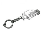 Car Keychain for Mercedes E-Class W124 (type 3D) Keychains opdesign