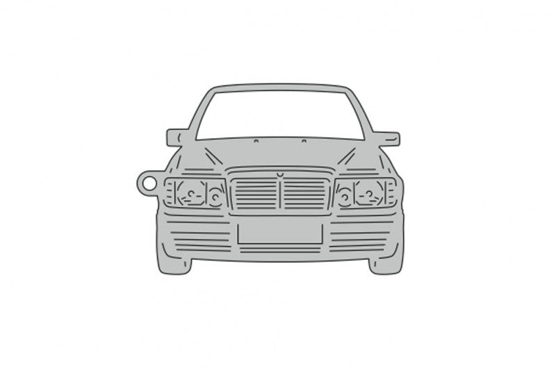 Car Keychain for Mercedes E-Class W124 (type FRONT) Keychains opdesign