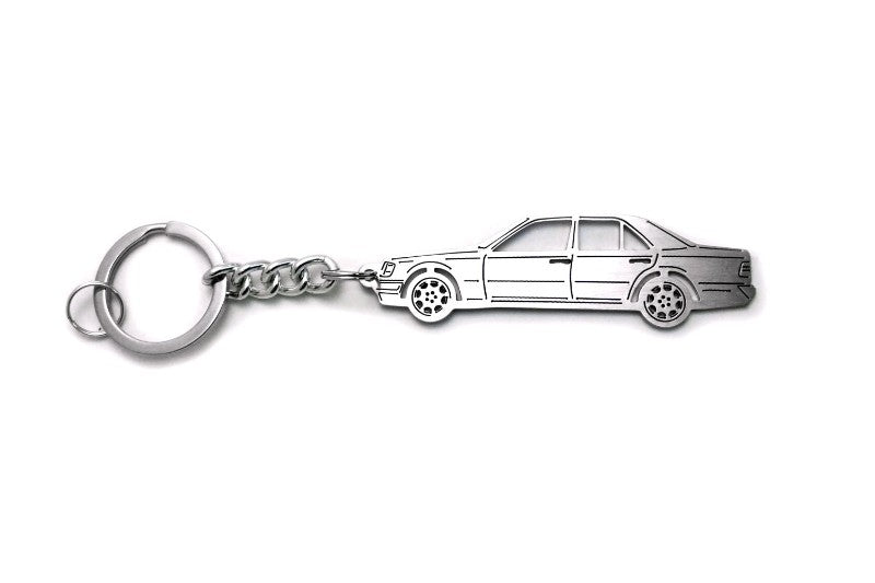 Car Keychain for Mercedes E-Class W124 (type STEEL) Keychains opdesign