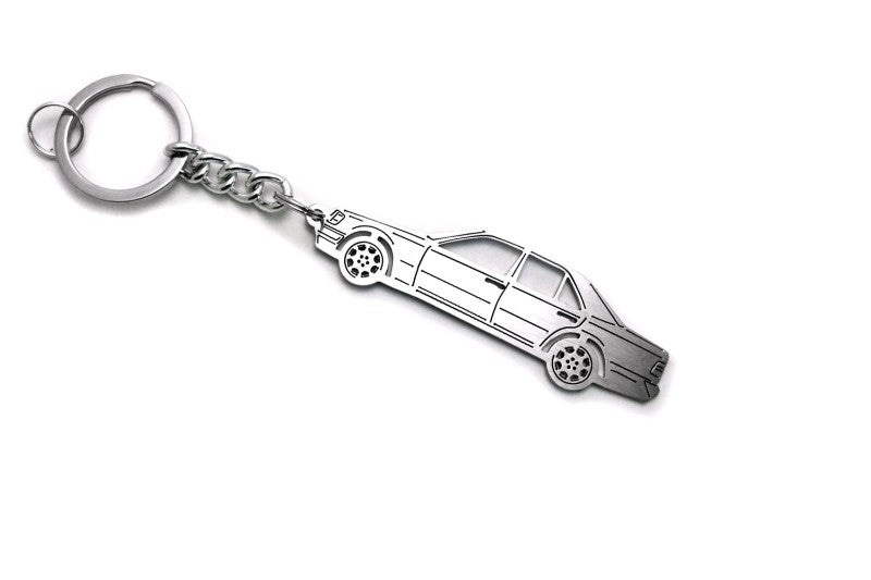 Car Keychain for Mercedes E-Class W124 (type STEEL) Keychains opdesign