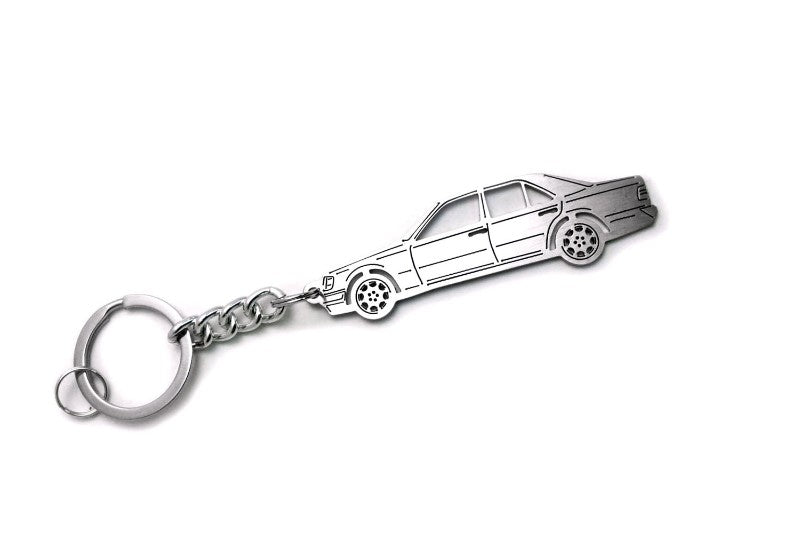 Car Keychain for Mercedes E-Class W124 (type STEEL) Keychains opdesign