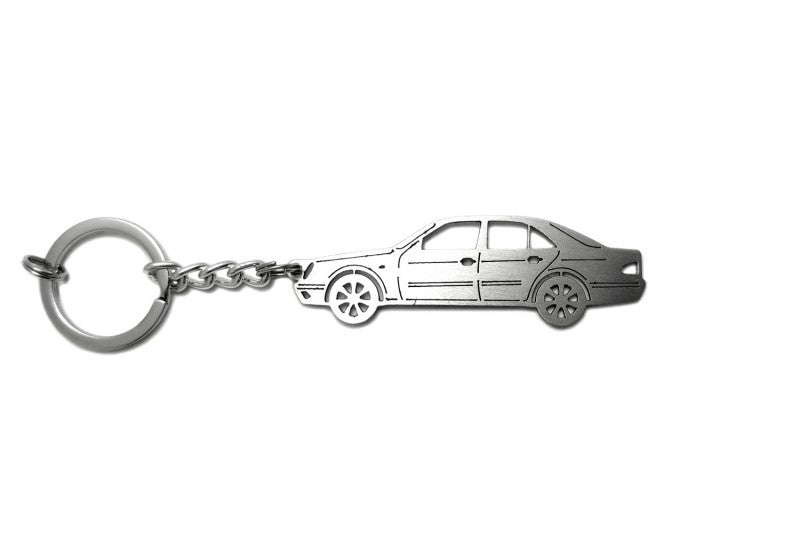 Car Keychain for Mercedes E-Class W210 (type STEEL) - decoinfabric