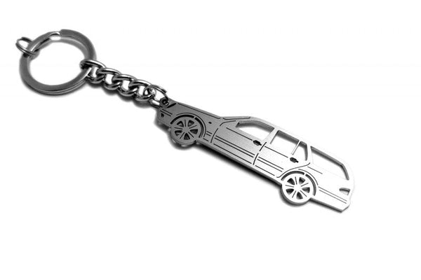 Car Keychain for Mercedes E-Class W210 Universal (type STEEL) - decoinfabric