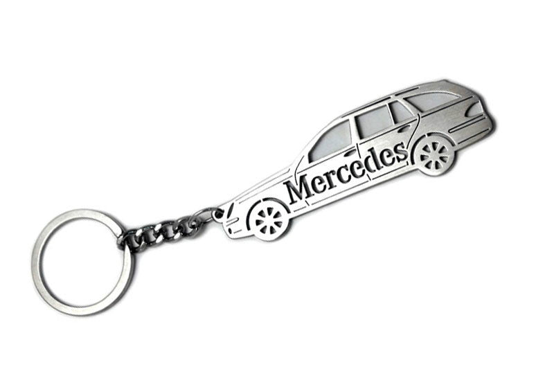 Car Keychain for Mercedes E-Class W211 Universal (type STEEL) - decoinfabric