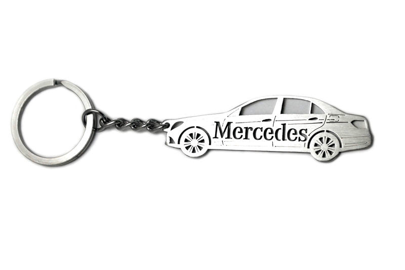 Car Keychain for Mercedes E-Class W212 (type STEEL) - decoinfabric