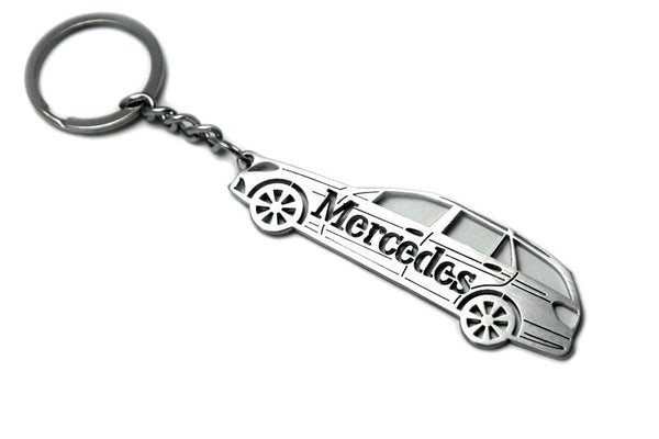 Car Keychain for Mercedes E-Class W212 Universal (type STEEL) - decoinfabric