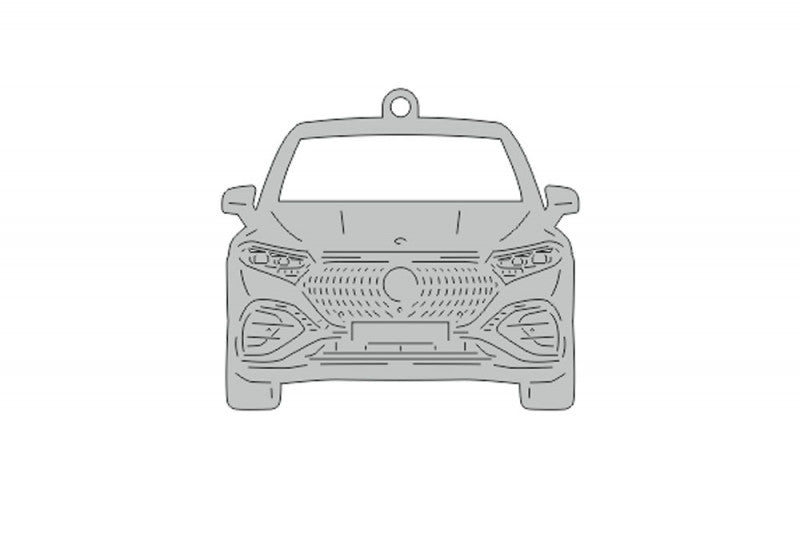 Car Keychain for Mercedes EQS SUV (type FRONT) Keychains opdesign