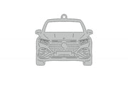 Car Keychain for Mercedes EQS SUV (type FRONT) Keychains opdesign