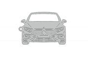 Car Keychain for Mercedes EQS (type FRONT) Keychains opdesign