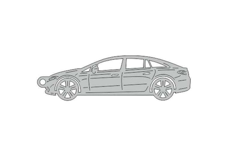 Car Keychain for Mercedes EQS (type STEEL) Keychains opdesign