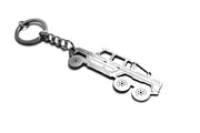 Car Keychain for Mercedes G-Class W463 6x6 (type STEEL) Keychains opdesign