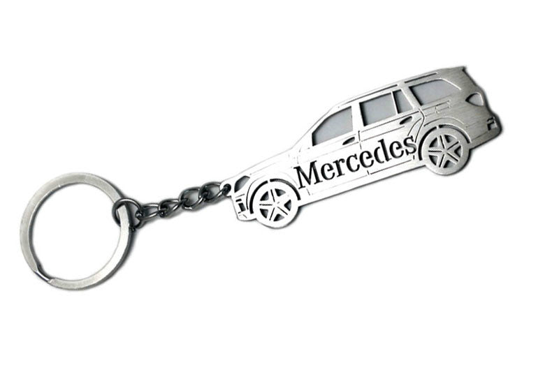 Car Keychain for Mercedes GL-Class X164 2012+ (type STEEL) Keychains opdesign
