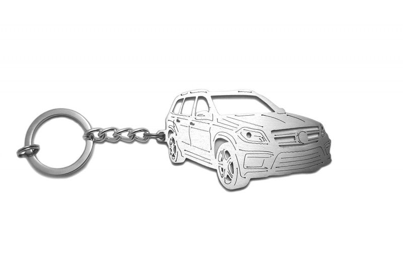 Car Keychain for Mercedes GL-Class X166 (type 3D) - decoinfabric