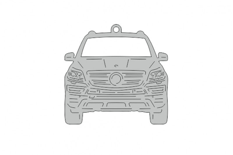 Car Keychain for Mercedes GL-Class X166 (type FRONT) Keychains opdesign