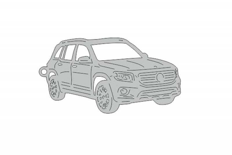 Car Keychain for Mercedes GLB-Class X247 (type 3D) Keychains opdesign