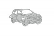 Car Keychain for Mercedes GLB-Class X247 (type 3D) Keychains opdesign