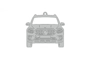 Car Keychain for Mercedes GLB-Class X247 (type FRONT) Keychains opdesign