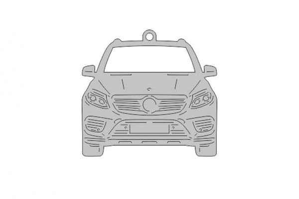 Car Keychain for Mercedes GLE I (type FRONT) - decoinfabric