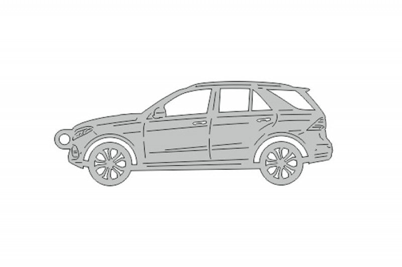 Car Keychain for Mercedes GLE I (type STEEL) Keychains opdesign