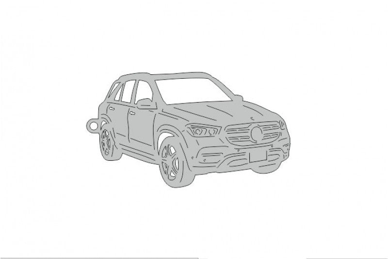 Car Keychain for Mercedes GLE II W167 (type 3D) Keychains opdesign