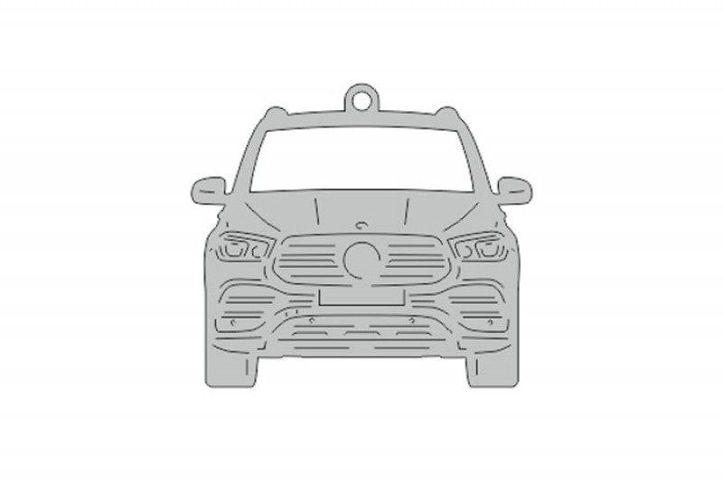 Car Keychain for Mercedes GLE II W167 (type FRONT) Keychains opdesign