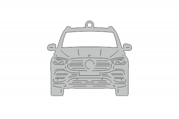 Car Keychain for Mercedes GLE II W167 (type FRONT) - decoinfabric