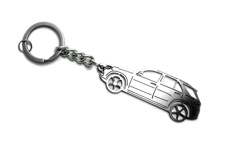 Car Keychain for Mercedes GLE II W167 (type STEEL) - decoinfabric